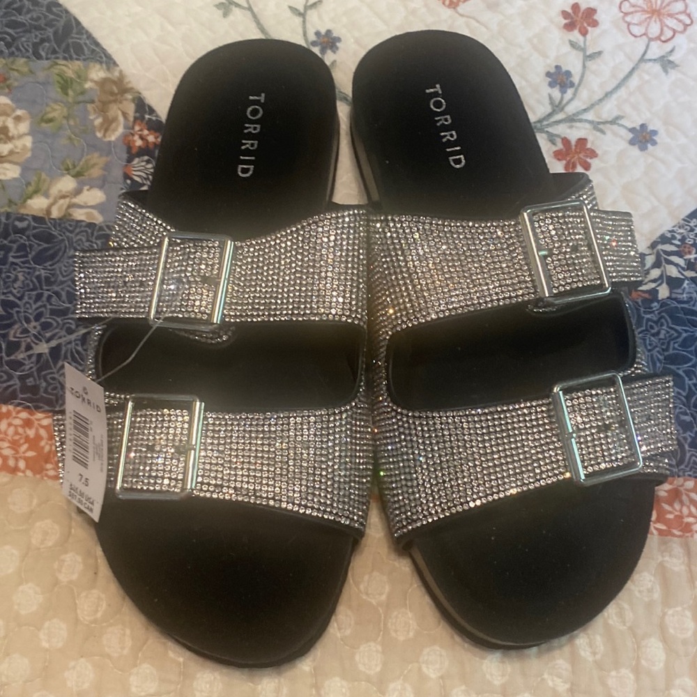 Slip on sandals from Torrid